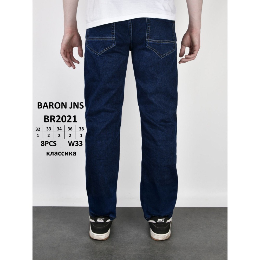 Baron Класичні джинси синього кольору Classic fit 32-38 2021