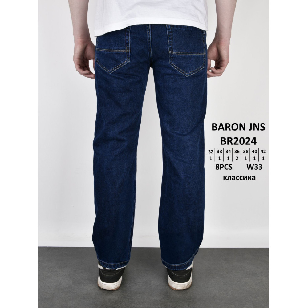 Baron Класичні джинси синього кольору Classic fit 32-42 2024