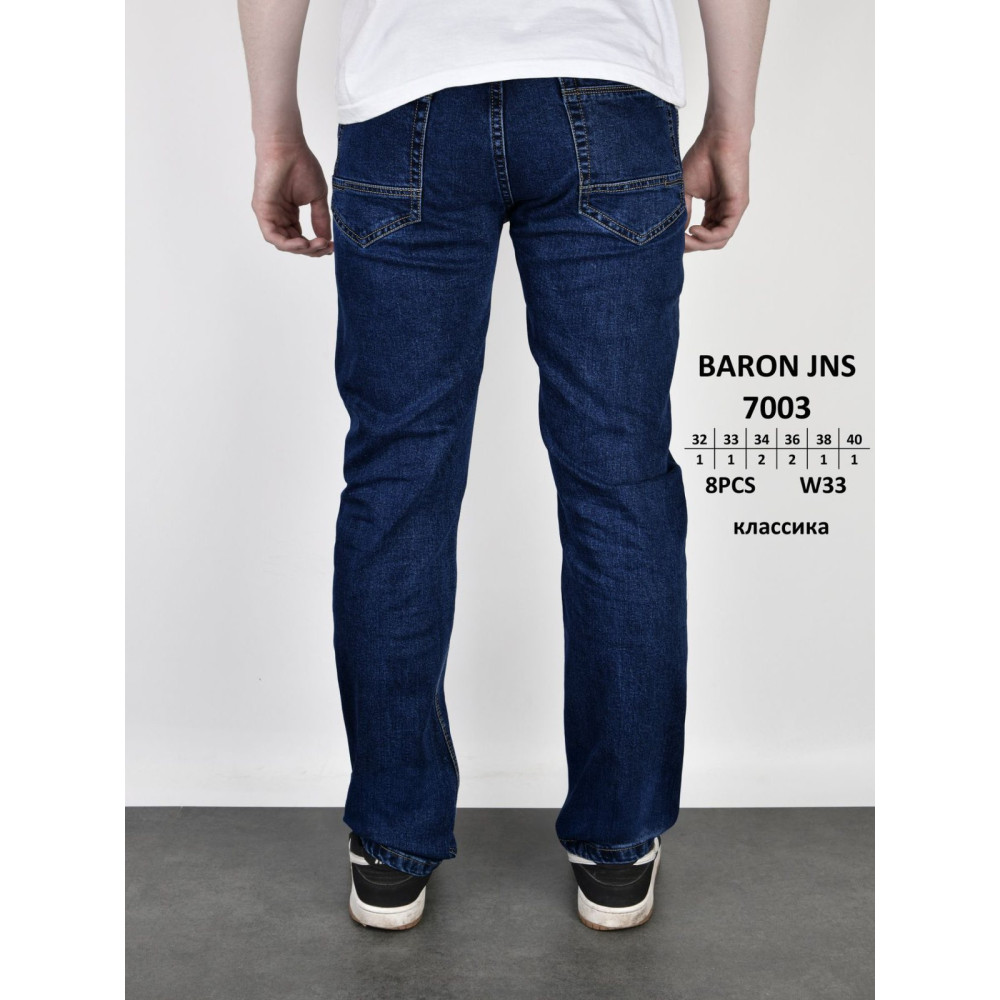 Baron Класичні джинси синього кольору Classic fit 32-40 7003