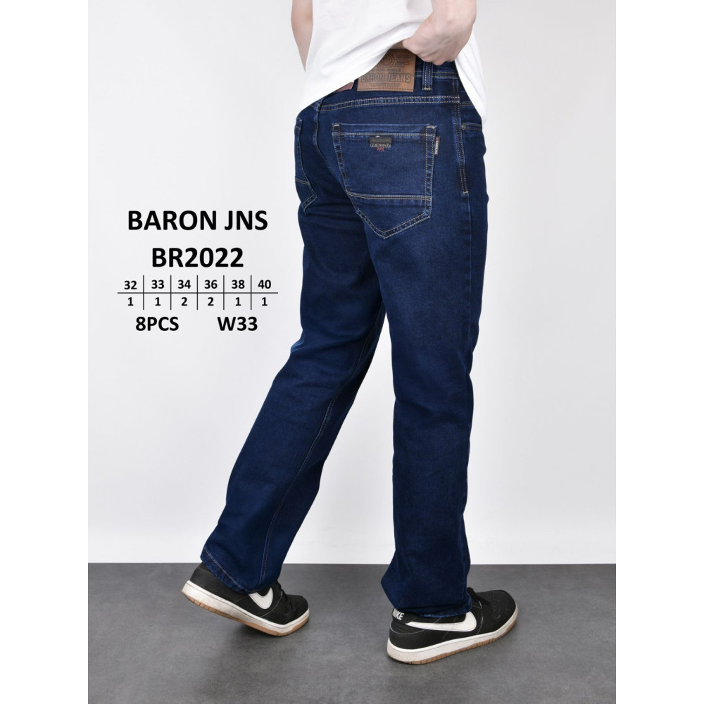Baron Класичні джинси синього кольору Classic fit 32-40 2022