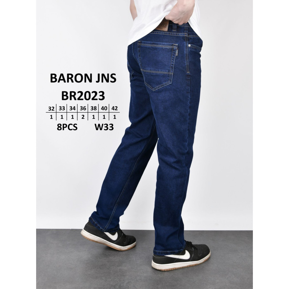 Baron Класичні джинси синього кольору Classic fit 32-42 2023