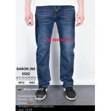 Baron Класичні джинси синього кольору Classic fit 30-38 5502
