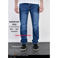 Baron Класичні джинси синього кольору Classic fit 32-40 7010