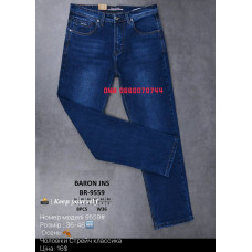 Baron Класичні джинси синього кольору Classic fit 36-46 9559