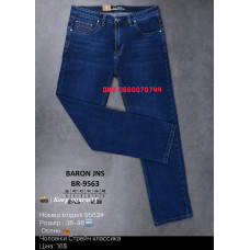 Baron Класичні джинси синього кольору Classic fit 38-48 9563