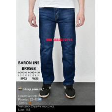 Baron Класичні джинси синього кольору Classic fit 32-42 9568