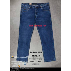 Baron Класичні джинси синього кольору Classic fit 42-52 9579