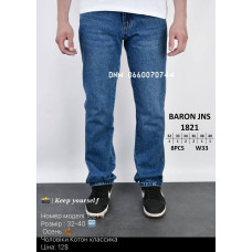 Baron Класичні джинси синього кольору Classic fit 32-40 1821