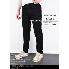 Baron Класичні джинси чорного кольору Classic fit 29-38 7105-1