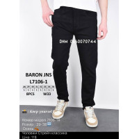 Baron Класичні джинси чорного кольору Classic fit 29-38 7106-1