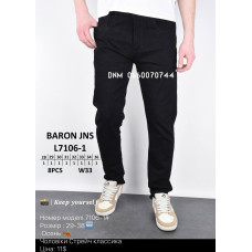 Baron Класичні джинси чорного кольору Classic fit 29-38 7106-1
