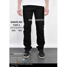 Baron Класичні джинси чорного кольору Classic fit 32-42 7107-1