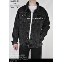 Baron Куртка джинсова сірого кольору 2XL-7XL 838