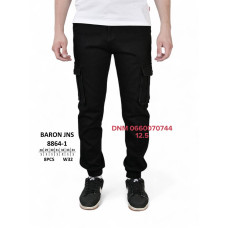 Baron Джогери джинси чорного кольору Jogger 28-34 8864-1