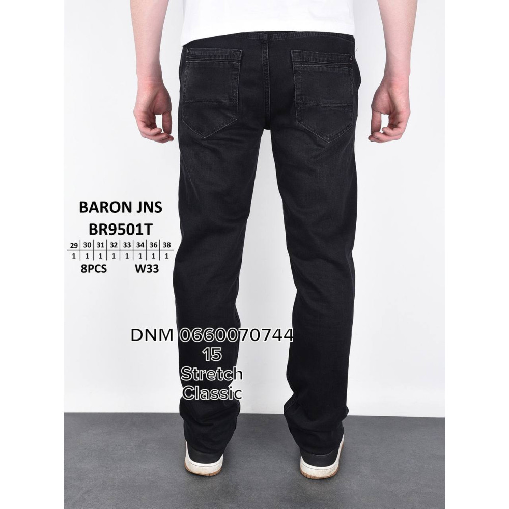 Baron Класичні джинси сірого кольору Classic fit 29-38 9501