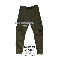 Baron Джогери брюки хакі кольору з боковими кишенями Jogger fit 29-38 7385-3