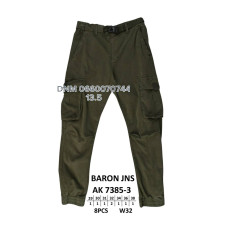 Baron Джогери брюки хакі кольору з боковими кишенями Jogger fit 29-38 7385-3