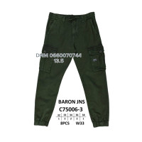 Baron Джогери брюки хакі кольору з боковими кишенями Jogger fit 32-38 75006-3