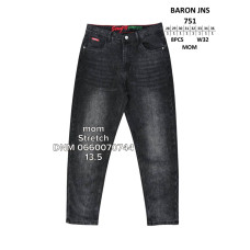 Baron Мом джинси сірого кольору Mom fit 28-36 751