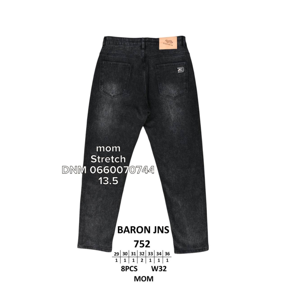Baron Мом джинси сірого кольору Mom fit 29-36 752
