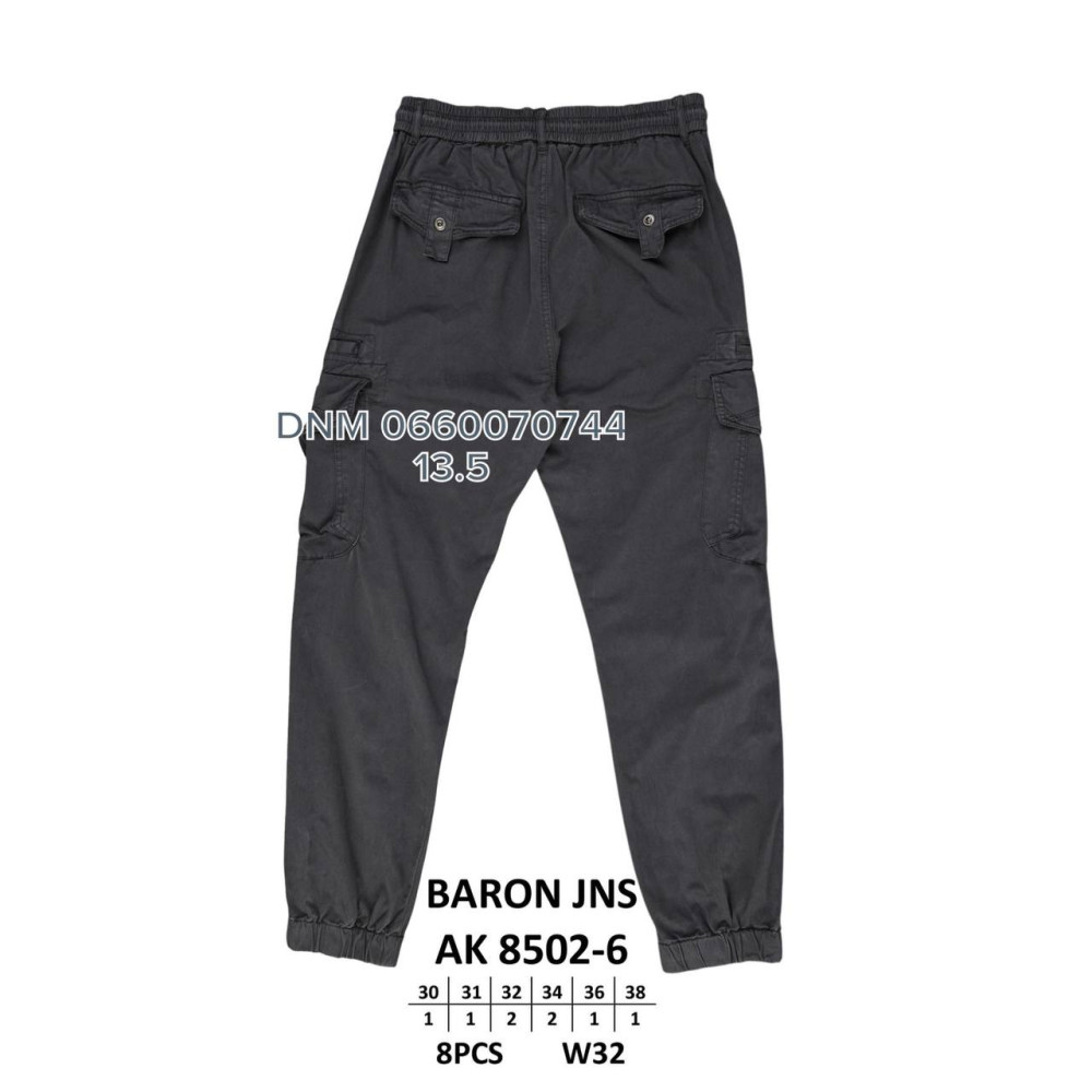 Baron Джогери брюки сірого кольору Joggers 30-38 8502-6