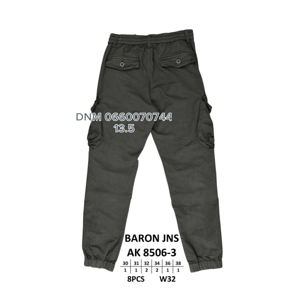 Baron Джогери брюки сірого кольору Joggers 30-38 8506-3