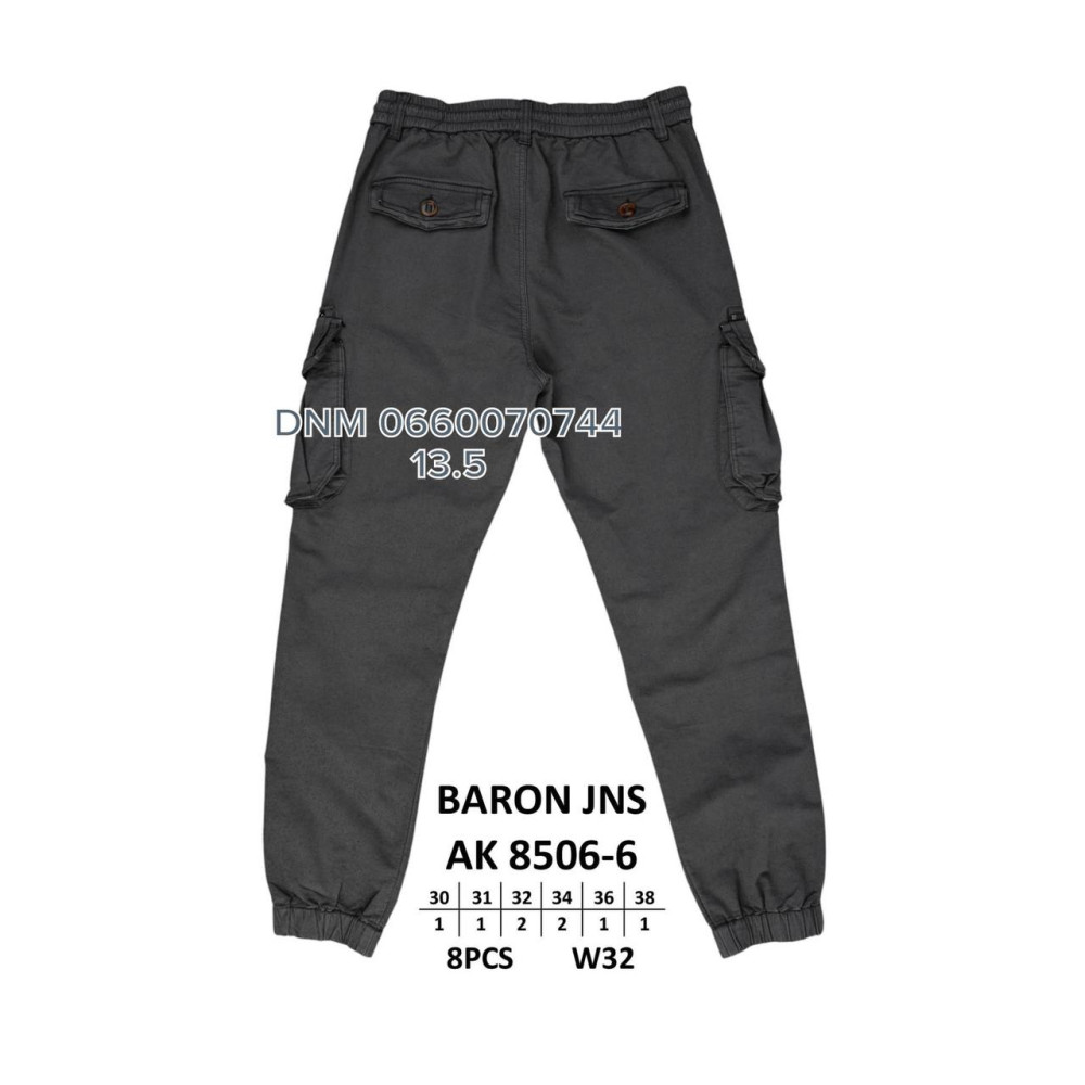 Baron Джогери брюки сірого кольору Joggers 30-38 8506-6