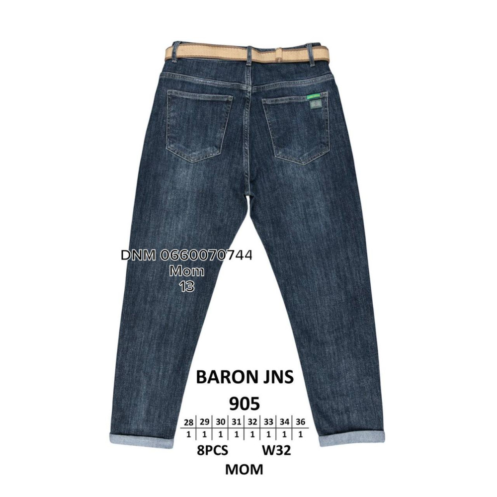 Baron Мом джинси синього кольору Mom fit 28-36 905
