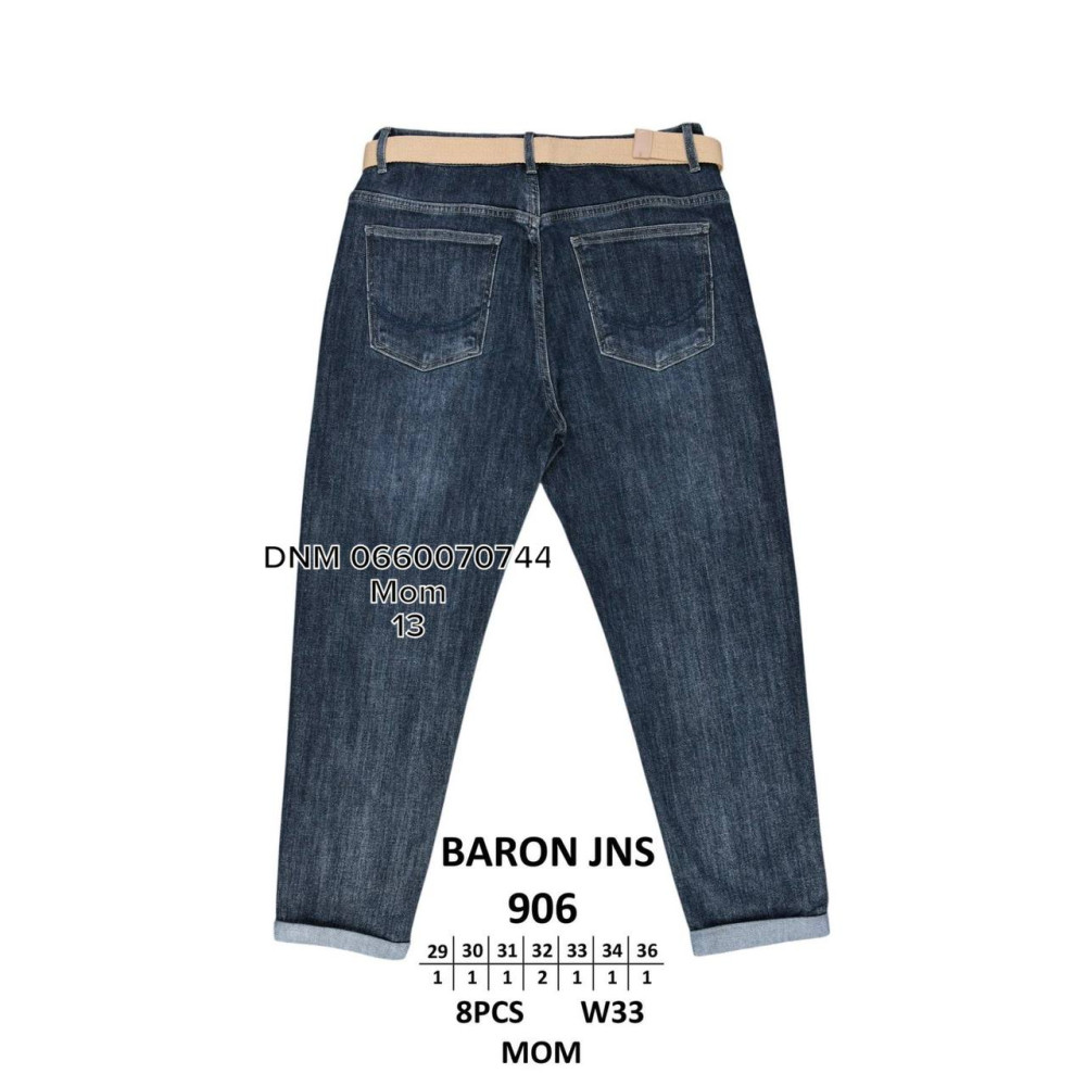Baron Мом джинси синього кольору Mom fit 29-36 906