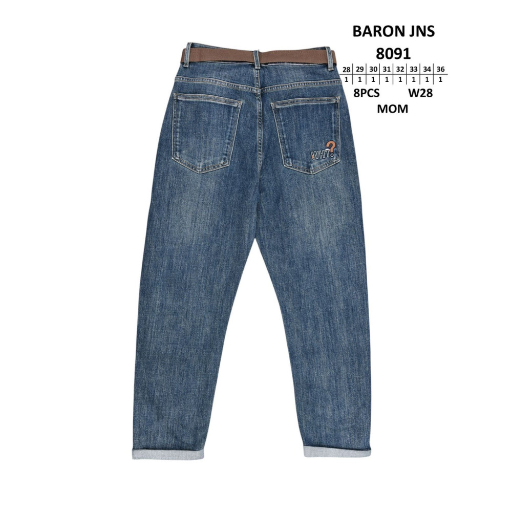 Baron Мом джинси іржавого кольору Mom fit 28-36 8091