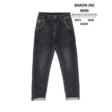 Baron Мом джинси сірого кольору Mom fit 28-36 9690