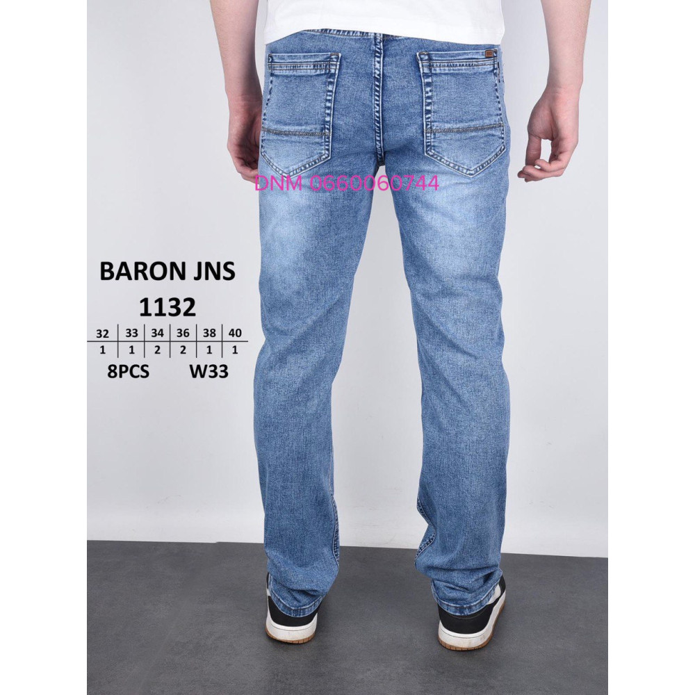 Baron Класичні джинси блакитного кольору Classic fit 32-40 1132
