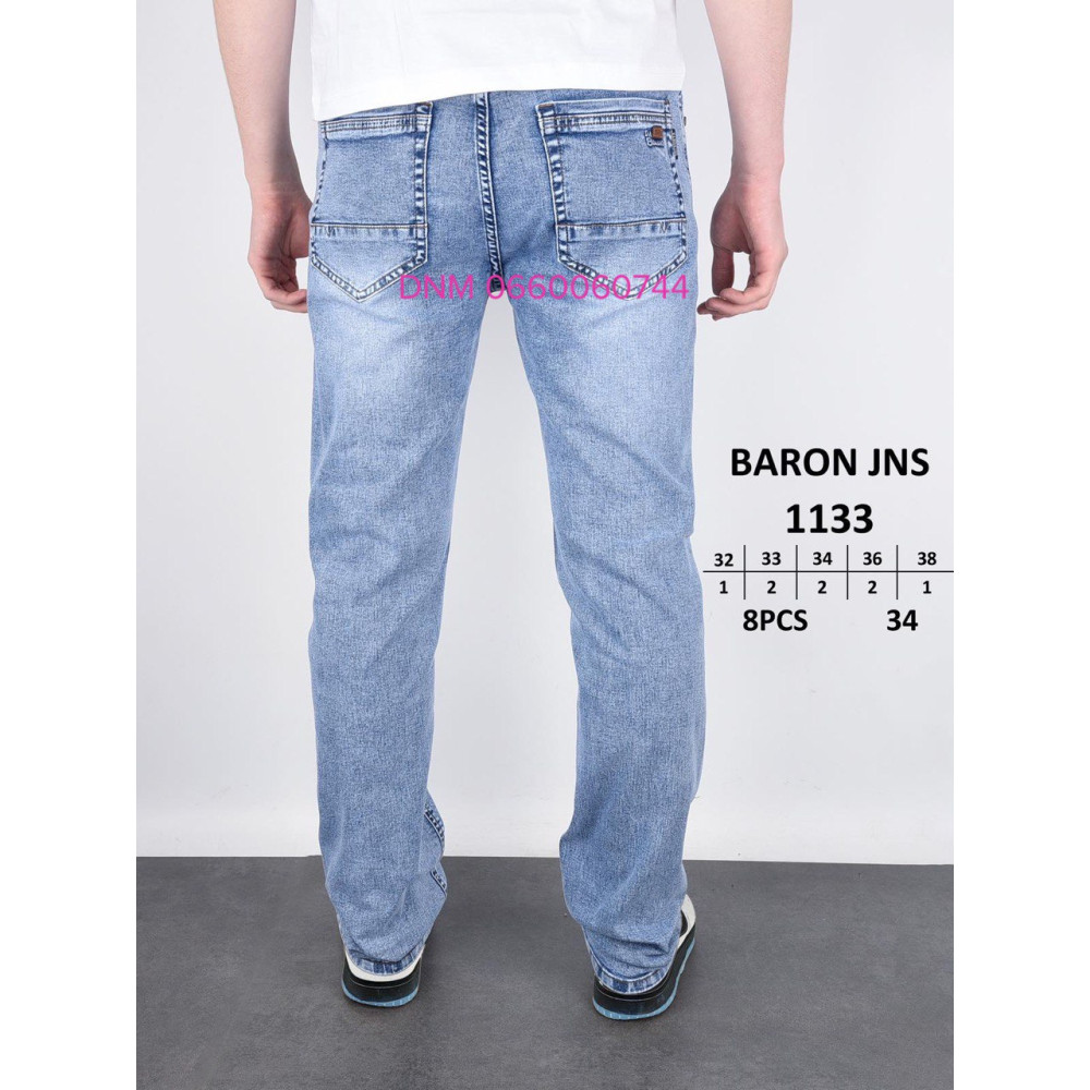 Baron Класичні джинси блакитного кольору Classic fit 32-38 1133