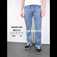 Baron Класичні джинси блакитного кольору Classic fit 31-36 1171