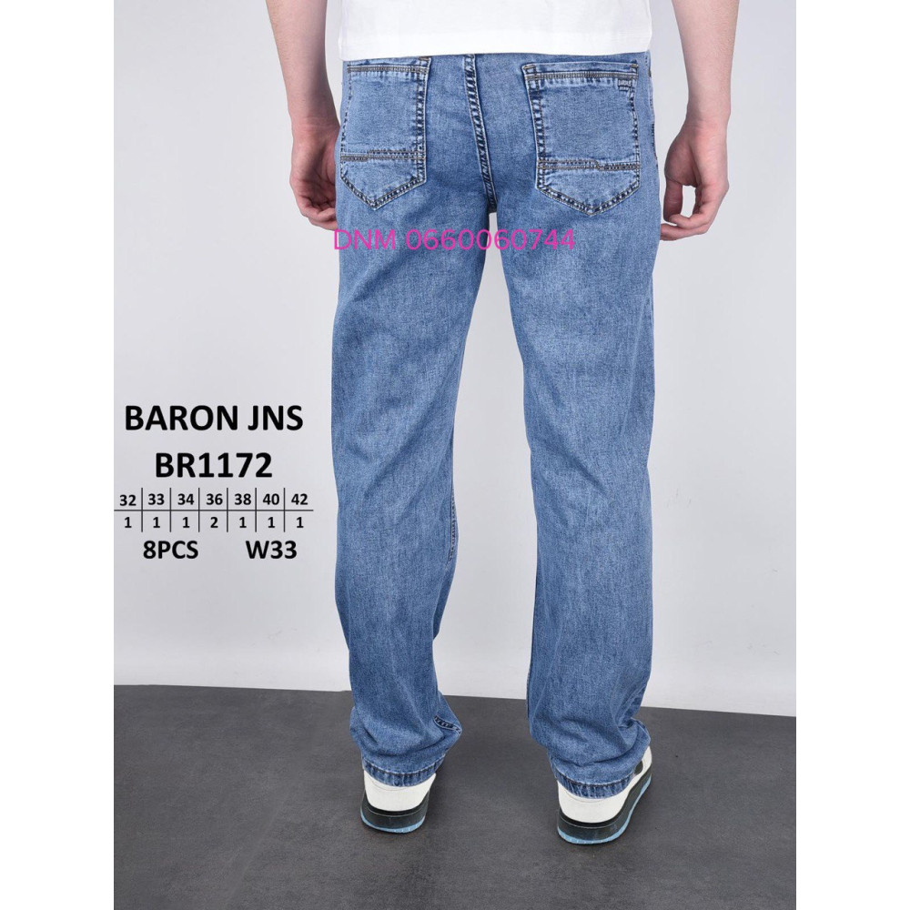Baron Класичні джинси блакитного кольору Classic fit 32-42 1172
