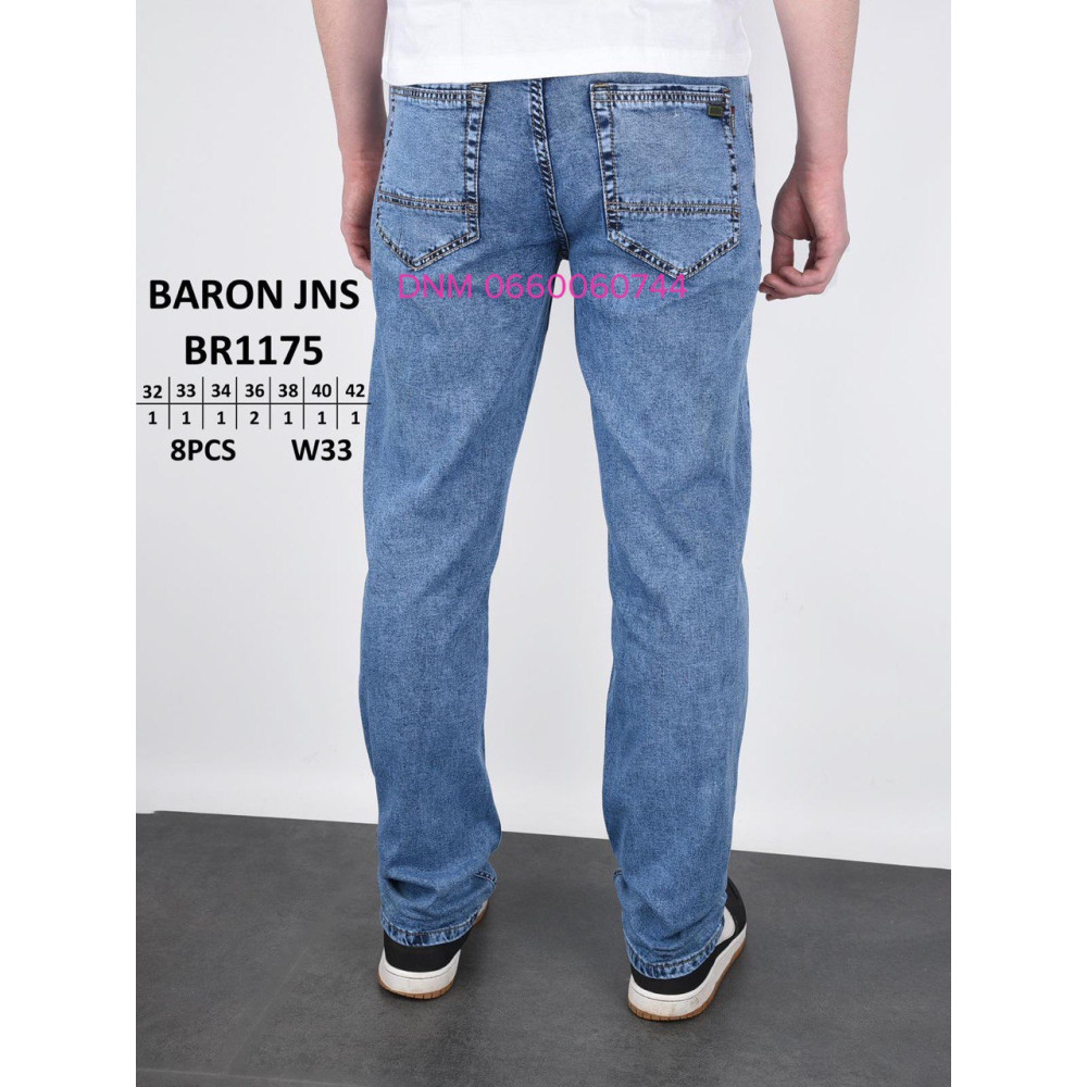 Baron Класичні джинси блакитного кольору Classic fit 32-42 1175