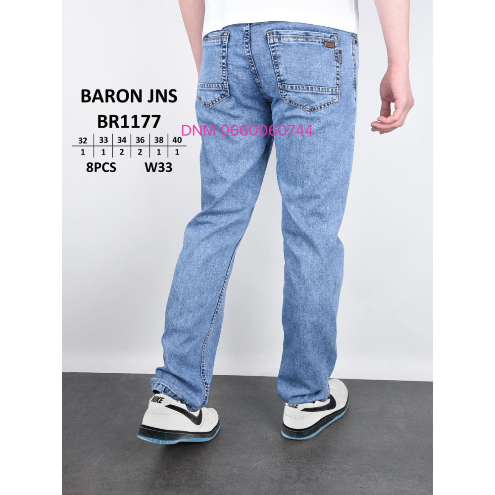 Baron Класичні джинси блакитного кольору Classic fit 32-40 1177
