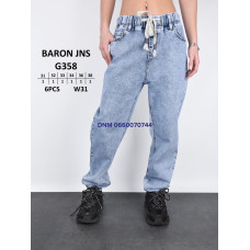 Baron Мом джинси блакитного кольору Mom fit 31-38 358