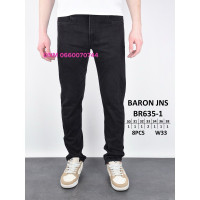 Baron Звужені джинси чорного кольору стрейч весна Slim fit 30-38 635-1