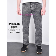 Baron Класичні джинси сірого кольору Classic fit 32-42 8045