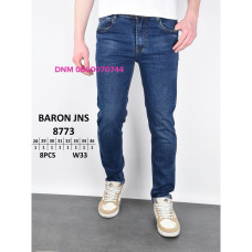 Baron Звужені джинси синього кольору стрейч весна Slim fit 28-36 8773