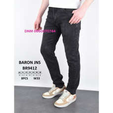 Baron Звужені джинси сірого кольору стрейч весна Slim fit 30-38 9412