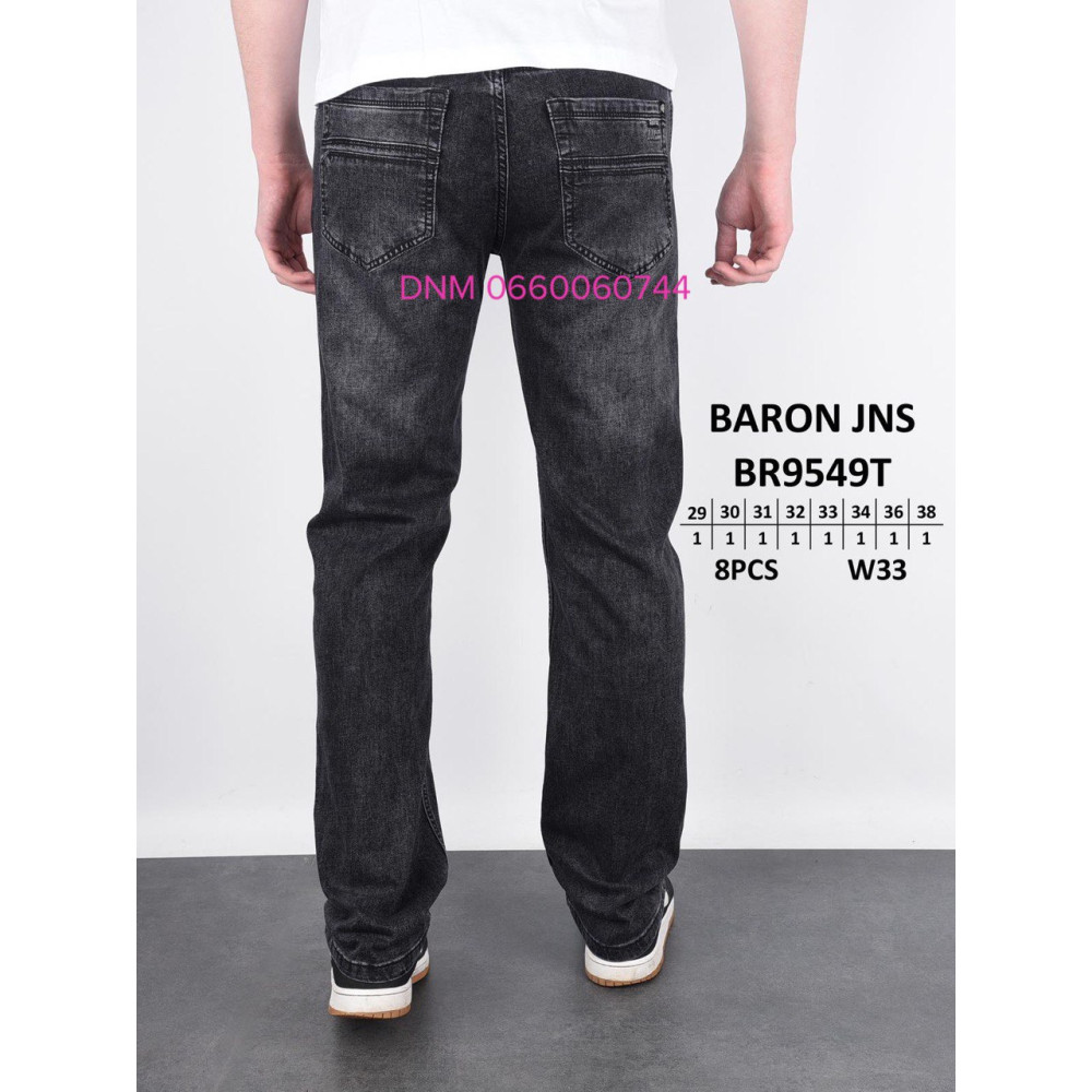 Baron Класичні джинси сірого кольору Classic fit 29-38 9549