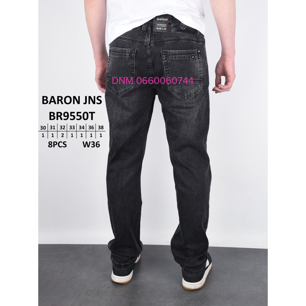 Baron Класичні джинси сірого кольору Classic fit 30-38 9550