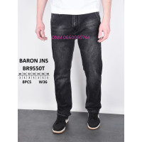 Baron Класичні джинси сірого кольору Classic fit 30-38 9550