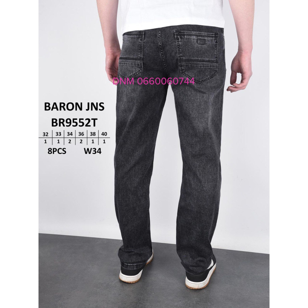 Baron Класичні джинси сірого кольору Classic fit 32-40 9552