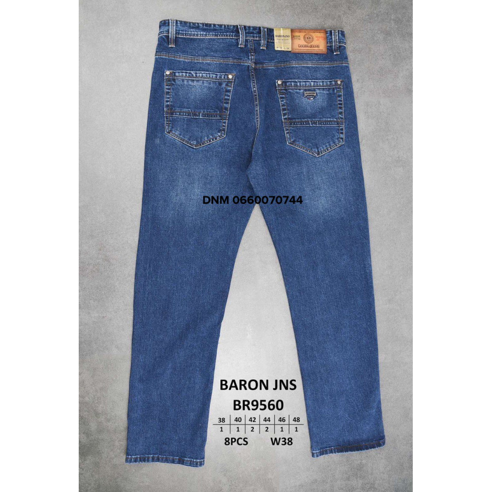 Baron Класичні джинси синього кольору Classic fit 38-48 9560