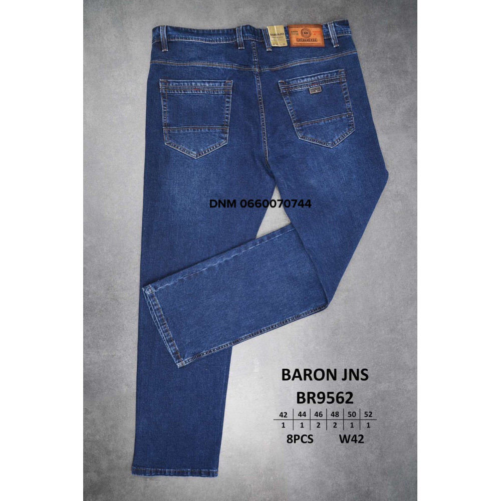 Baron Класичні джинси синього кольору Classic fit 42-52 9562