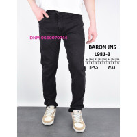 Baron Звужені джинси чорного кольору стрейч весна Slim fit 29-38 981-3