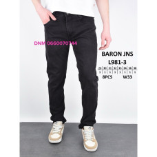Baron Звужені джинси чорного кольору стрейч весна Slim fit 29-38 981-3